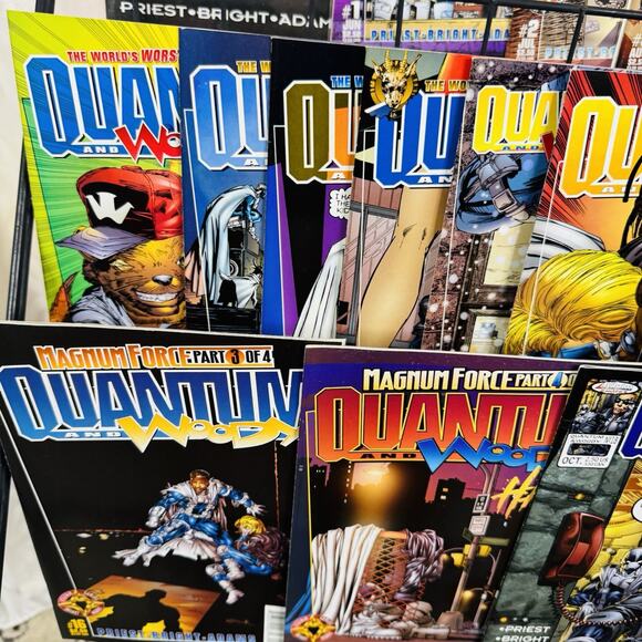 Quantum And Woody 1-21 32 Set Volume 1 Valiant Acclaim 1st App Vincent Van GOAT - Picture 6 of 8